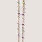 Crystal Garden Eyeglass Chain with Green Aventurine Amethyst Rose Quartz Fluorite and Clear Crystal Wire Wrapped by Hand | Laganna Jewelry Sri Lanka