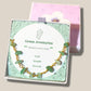 Fortune Bracelet Green Aventurine in elegant gold wire wrap presented in luxury jewelry box packaging with celestial design, handmade Sri Lankan healing crystal bracelet for luck and prosperity
