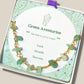 Fortune Bracelet Green Aventurine on white background with gold wire wrapped aventurine crystals, handmade Sri Lankan healing crystal bracelet for abundance and new beginnings