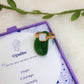 palite square stone ring in gold wire wrap with jewelry box aesthetic styling, handmade Sri Lankan healing crystal ring for crown chakra and spiritual clarity